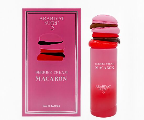BERRIES CREAM MACARON. Arabiyat sugar 