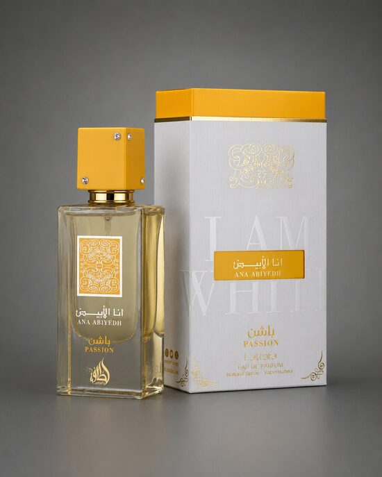 Ana Abiyedh PASSION - Lattafa. Perfumes árabe de vainilla con maracuyá 