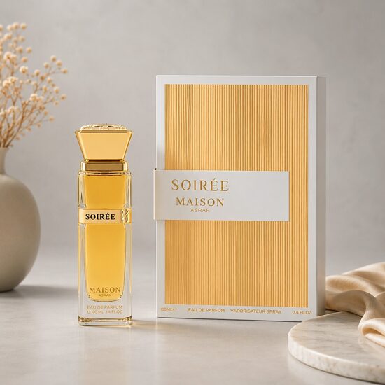 Soiree - Maison Asrar . Perfume árabe dulce de praliné.