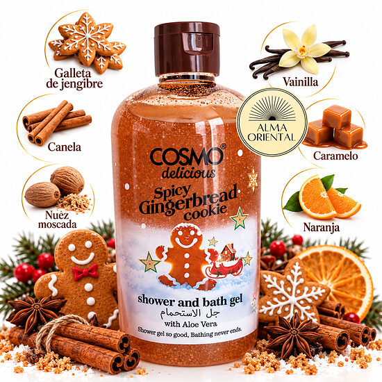 COSMO Delicious Spicy Gingerbread Cookie | Gel de Ducha Galleta de Jengibre 🎄🍪